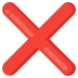 :x: :x:
