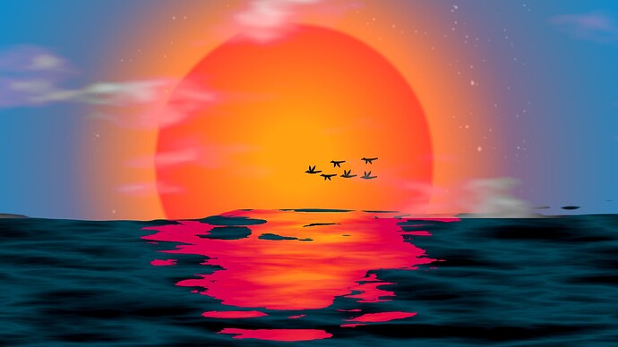 background sunset