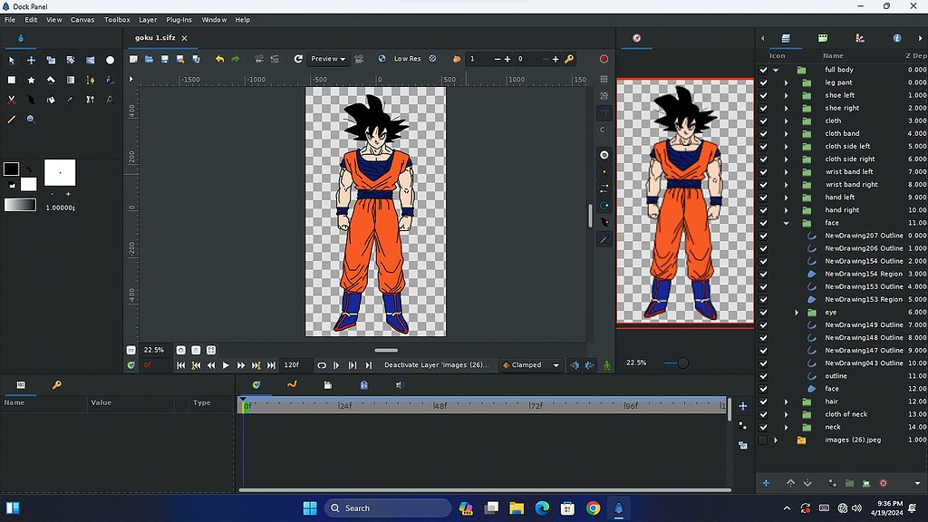 A Goku (Dragon Ball) Template! - Assets & Templates - Synfig Forums