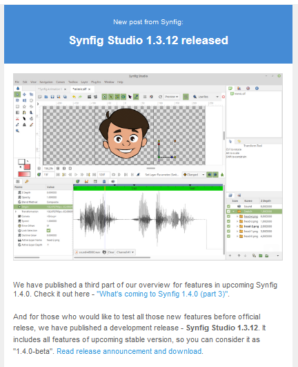 synfig studio console